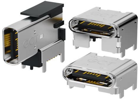 USB4805 Elevated SMT 16-Pin USB Type-C® Receptacle - GCT | Mouser