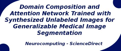 Domain Composition and Attention Network Trained | S-Logix