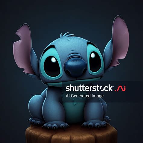 Head Stitch Lilo Stitch AI-generated image 2497154879 | Shutterstock