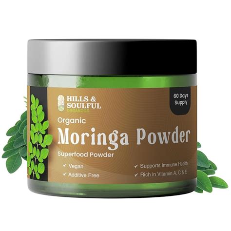 100% Pure Organic Moringa Powder | Drumstick Leaf powder | Natural ...