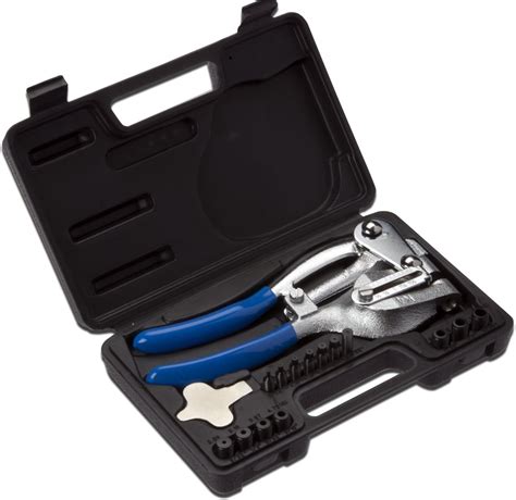 Neiko 02612A Hand Held Power Punch and Sheet Metal Hole Punch Kit, Cr-V ...