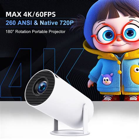 Yinzam Mini HY300 Projector with Android 12 2GB RAM India | Ubuy