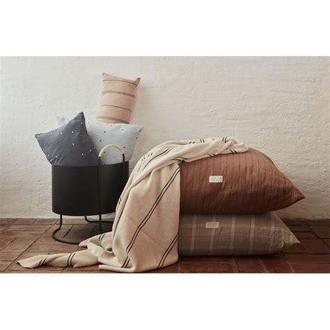 OYOY LIVING - Kyoto Floor Cushion Cover - Pillow - Clay