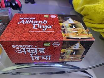 Buy Borosil Medium Size Akhand Diya Decorative Brass Glass Oil Lamp ...