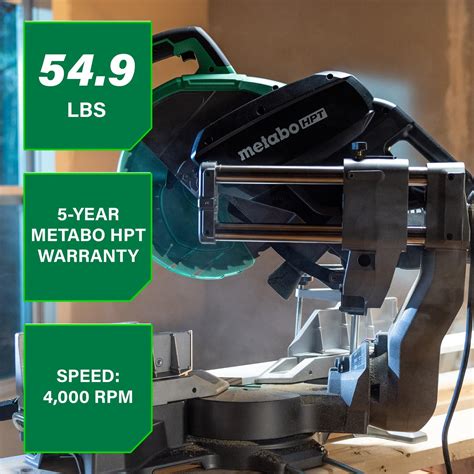 MetaboHPT Metabo HPT 12-Inch Dual Bevel Sliding Miter Saw, India | Ubuy