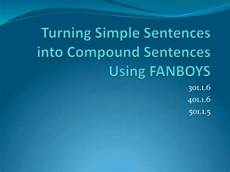 Image result for Compound Complex Sentences Fanboys Examples