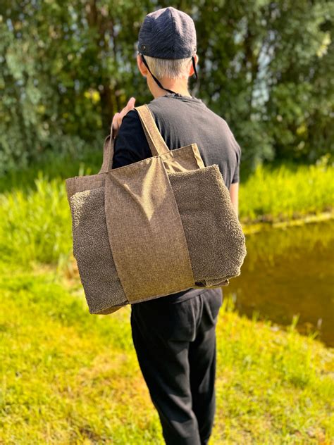 Men's Beach Bag With Separate Towel Pocket and Dual Handles, Versatile ...