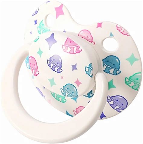 Amazon.com : Landofgenie Adult Size Large Shield Pacifiers Butterfly Shaped Cutie Pacifier Green ...