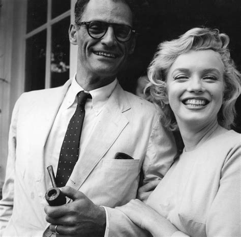Marilyn Monroe Hugging Arthur Miller