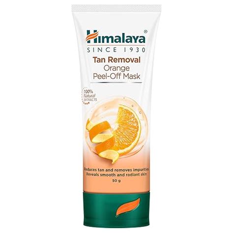 Buy Himalaya Tan Removal Orange Peel-Off Mask, 50g Online at Low Prices ...