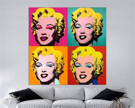 Wall Décor Prints Marilyn Monroe Canvas Print Pop Art Canvas Wall Art ...