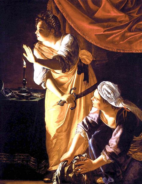 Judith And Her Maidservant Artemisia Gentileschi