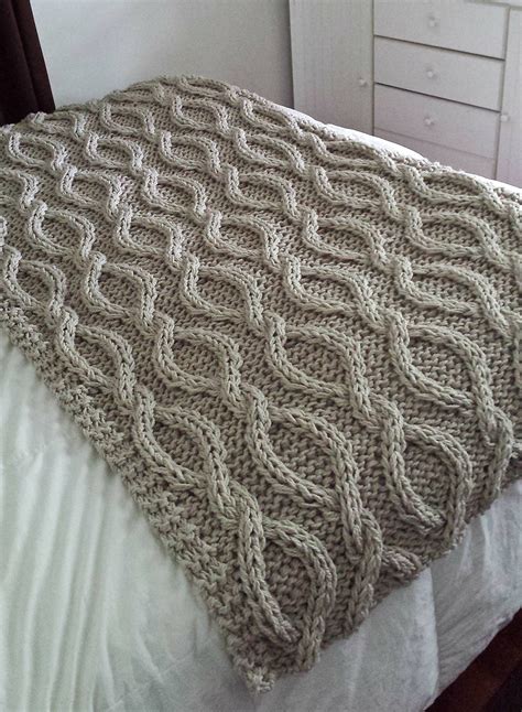 Cable Afghan Knitting Patterns - In the Loop Knitting