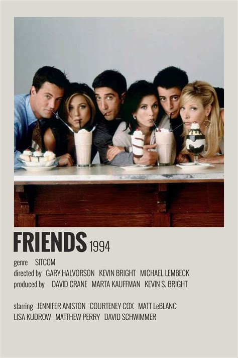 Alternative Minimalist Movie/Show Polaroid Poster - Friends | Indie ...
