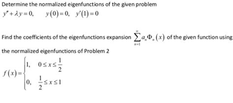 Image result for Normalized Eigenfunction