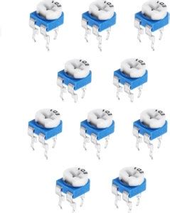 Technical hut 10 Pieces 10K ohm Variable Resistor - Trimpot Preset ...