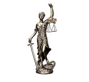 Buy TYBBLY Lady of Justice Statue Lady Justice Statue Blind Goddess of ...