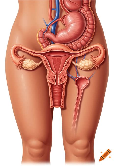 Image result for Female Reproductive System Diagram Fertilization