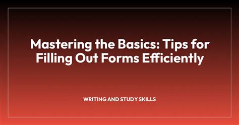 Image result for Filling Form Tutorial