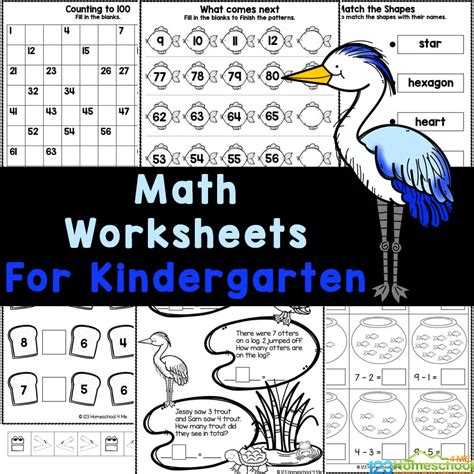 Kindergarten Math Worksheets Printable 的图像结果