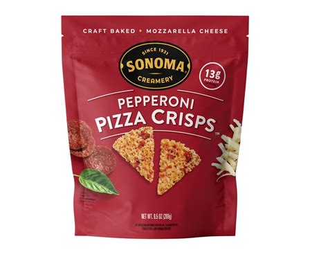 Amazon.com: Sonoma Creamery - Pizza Crisps, Pepperoni, 9.5 Oz (1 Count ...