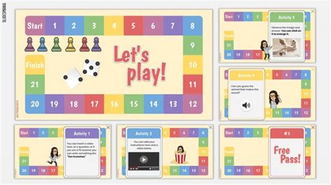 Digital Board Game, an interactive template for Google Slides ...