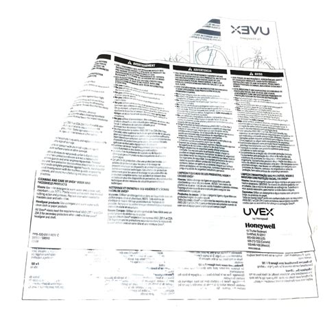 Honeywell UVEX Bionic Face Shield Visor Clear Blue Lens S8555 NOS ...