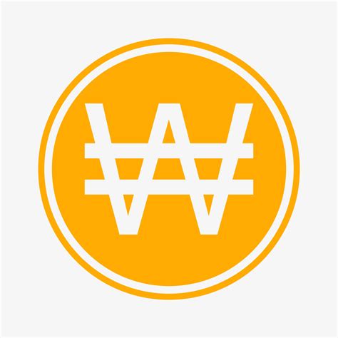 Won icon. South korean currency symbol. Vector illustration. Coin symbol. 5466929 Vector Art at ...