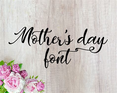 Mothers day font svg Mothers day otf font Wedding font svg Vintage font ...
