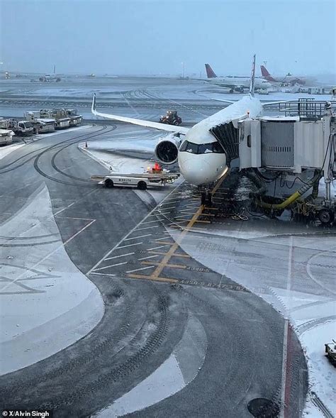 Chaos as ground stop issued at New York's major airports due to intense ...