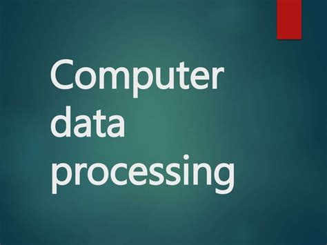 Image result for What Is a Computer Known as Data Processing