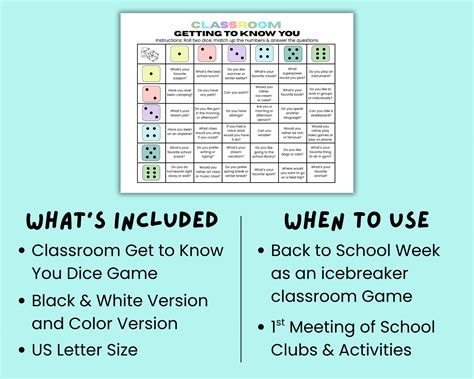 Classroom Get to Know You Game, Classroom Icebreaker Game, Back to ...