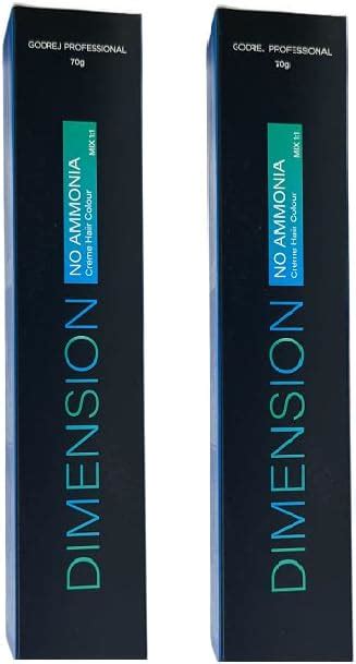 God.r.ej Professional Dimension No Ammonia Creme Hair Colour 70gm (Pack ...