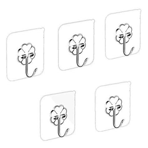 MITVA WORLD Plastic Heavy Duty Self Adhesive Hook Sticky 10Kg Wall ...