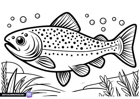 Free Fish Printable Coloring Pages