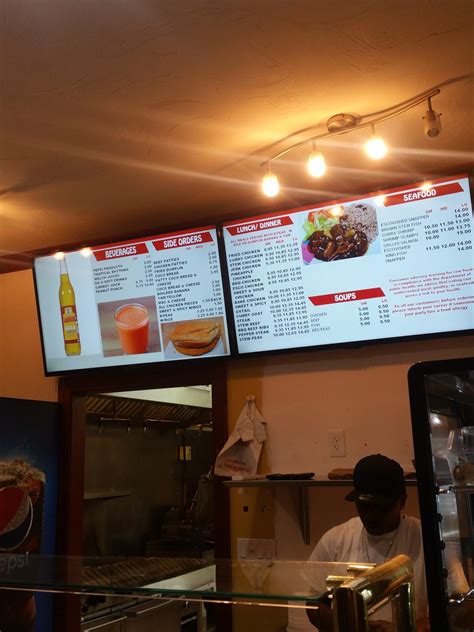 Menu at Only One Jamaican Restaurant, Brockton, 192 Warren Ave