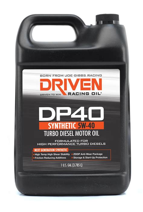 Driven Racing Oil 02535 Driven Racing Oil DP40 Turbo Diesel High Performance Motor Oil | Summit ...