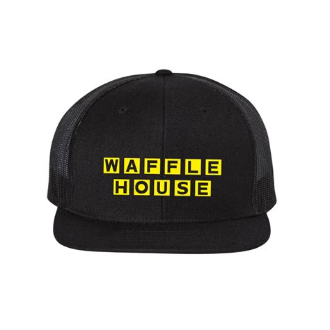 Waffle House Flat Bill Trucker Hat – WHwebstore