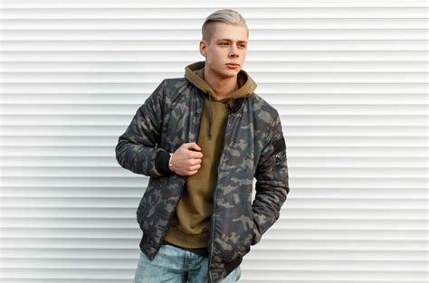 Camouflage Jacket For Mens Stylish and Functional Outerwear
