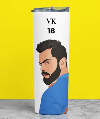 TheWhoop Virat Kohli Printed Stainless Steel Tumbler ( Bottle ) For Men ...