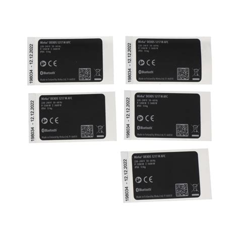 Type Label EU for DEXOS 1217 - Mirka