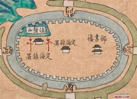 1841年定海山(舟山)全图_地图114网