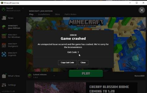 Image result for Minecraft Crash Code 1 Invalid Java Runtime Configuration Fix