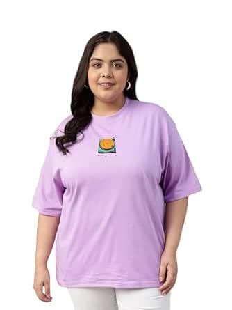 Buy JUNEBERRY® 100% Pure Cotton Oversized Fit Latest & Trendy All Over ...