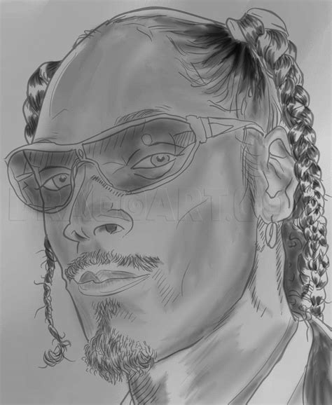 Sketch Snoop Dogg Drawing Easy - Hallerenee