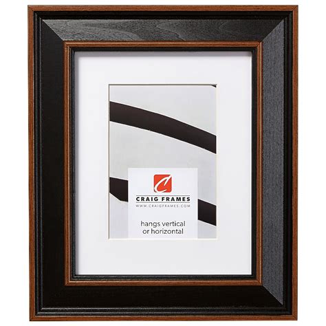 Craig Frames 8x10 Matted to 5x7 Picture Frame Black Country Estate 2 ...