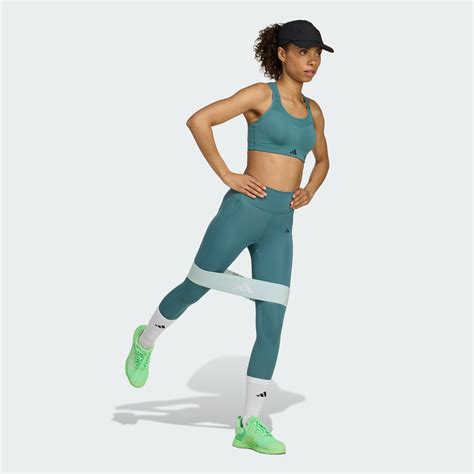 CLOTHING - TLRD Impact Training High Support Bra - Green | adidas Kuwait