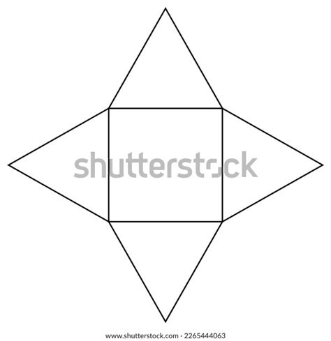 Image result for How to Make Square Pyramid Witth Net