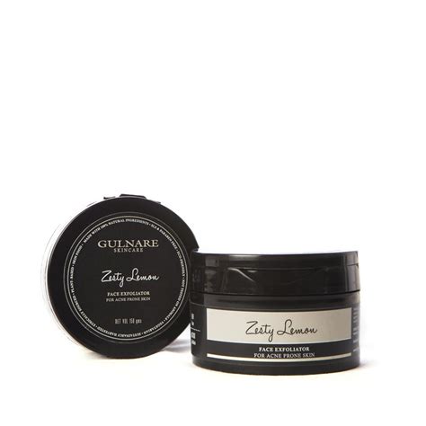 Zesty Lemon Face Exfoliator – Gulnare Skincare