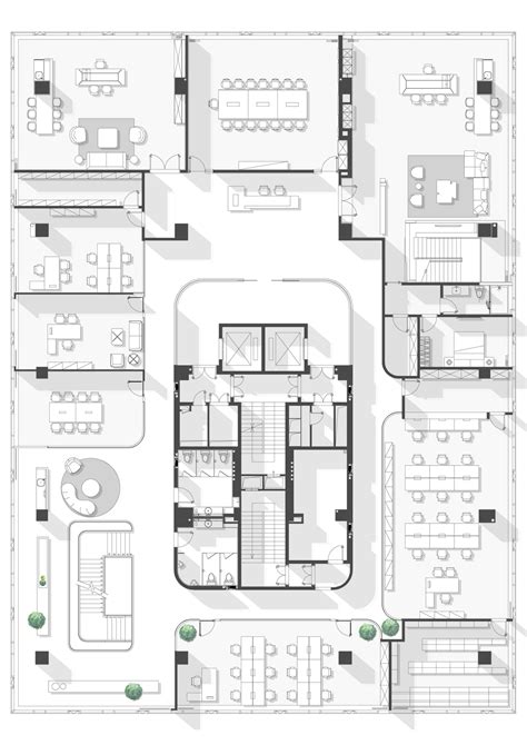 Large Office Floor Plan 的图像结果